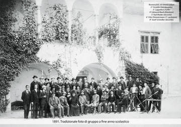 1891 Foto di Gruppo con Edmund Mach