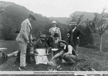 Edmund Mach e Docenti a Maso Togn
