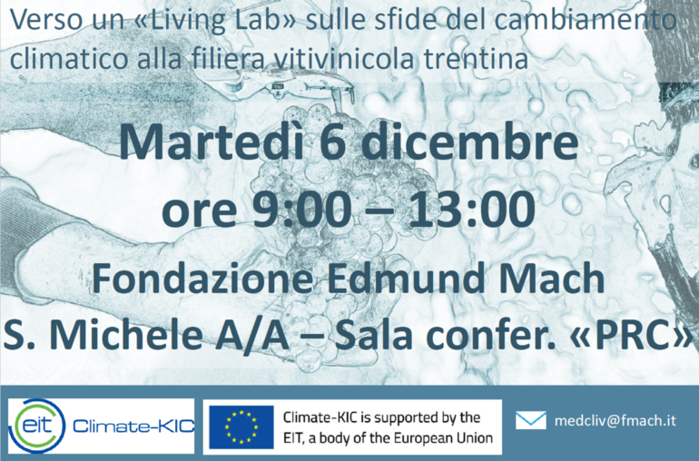 Scenari climatici per la viticoltura trentina