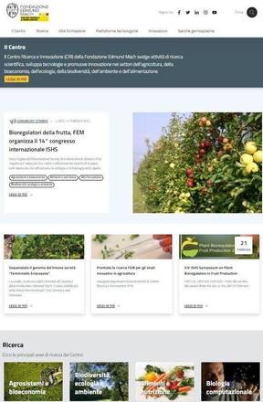 Il Centro Ricerca e Innovazione FEM riorganizzato si presenta in un nuovo sito internet