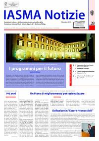 I programmi per il futuro, Iasma notizie dicembre 2013