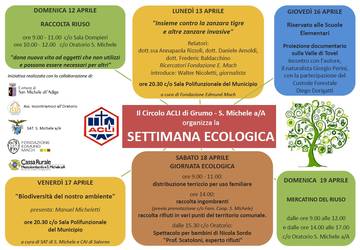 Settimana ecologica a San Michele all'Adige