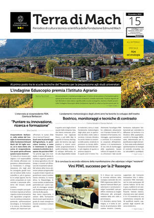 Terra di Mach n.15 e lo speciale FEM ed Enologia 