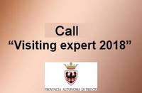 Call “Visiting expert 2018” to attract experts and scholars