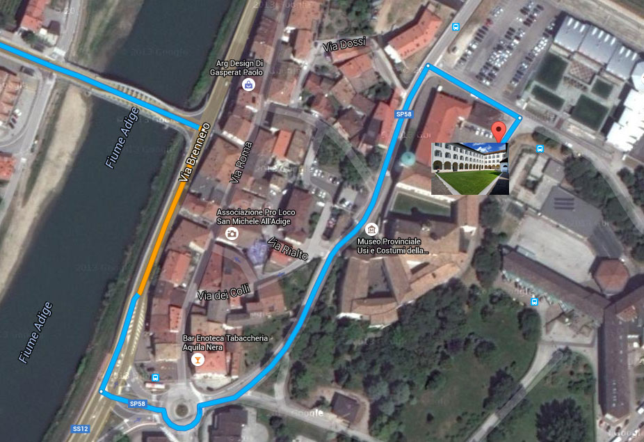 mappa arrivo monastero