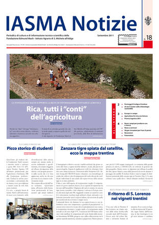 Iasma notizie istituzionale n.18