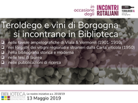  Teroldego e vini di Borgogna si incontrano in Biblioteca