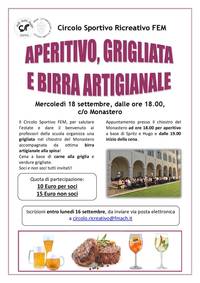 Aperitivo, Grigliata e Birra artigianale