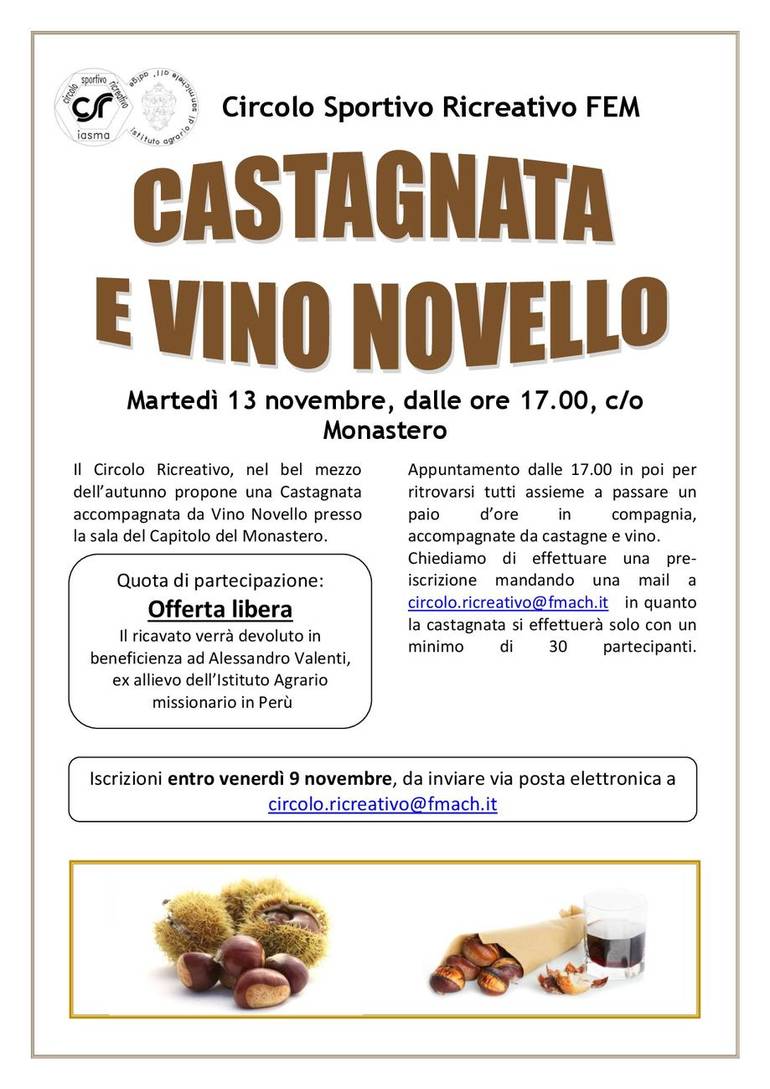 Castagnata e vino novello