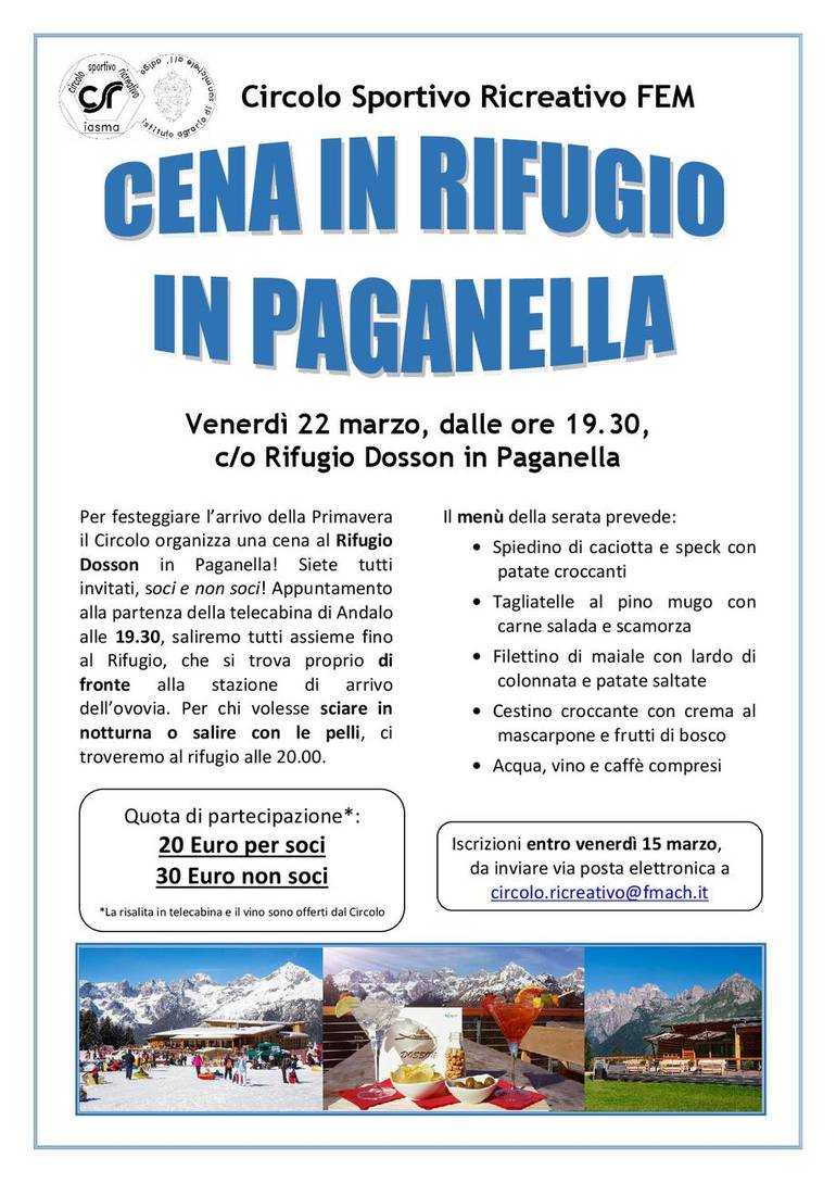 Cena in Rifugio