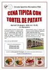 Cena tipica con tortel di patate