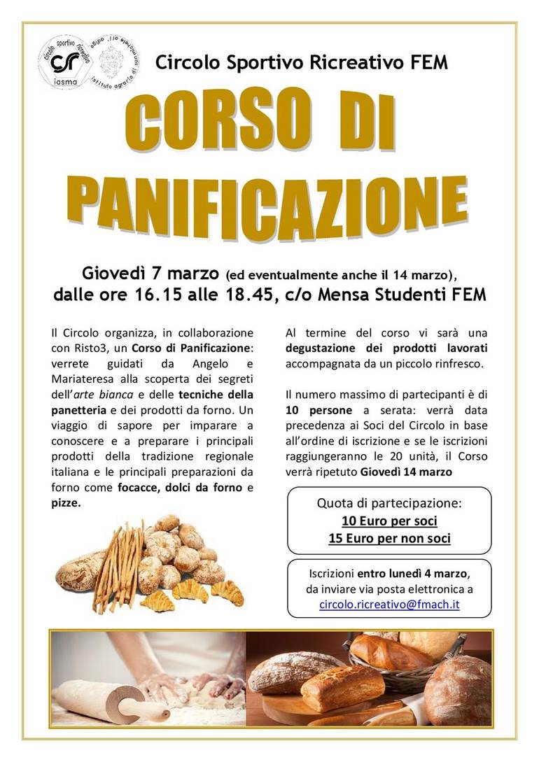 Corso di panificazione