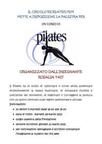 Corso di pilates - marzo 2023