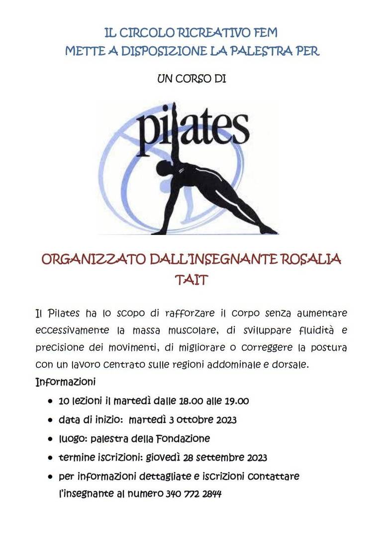 Corso di Pilates