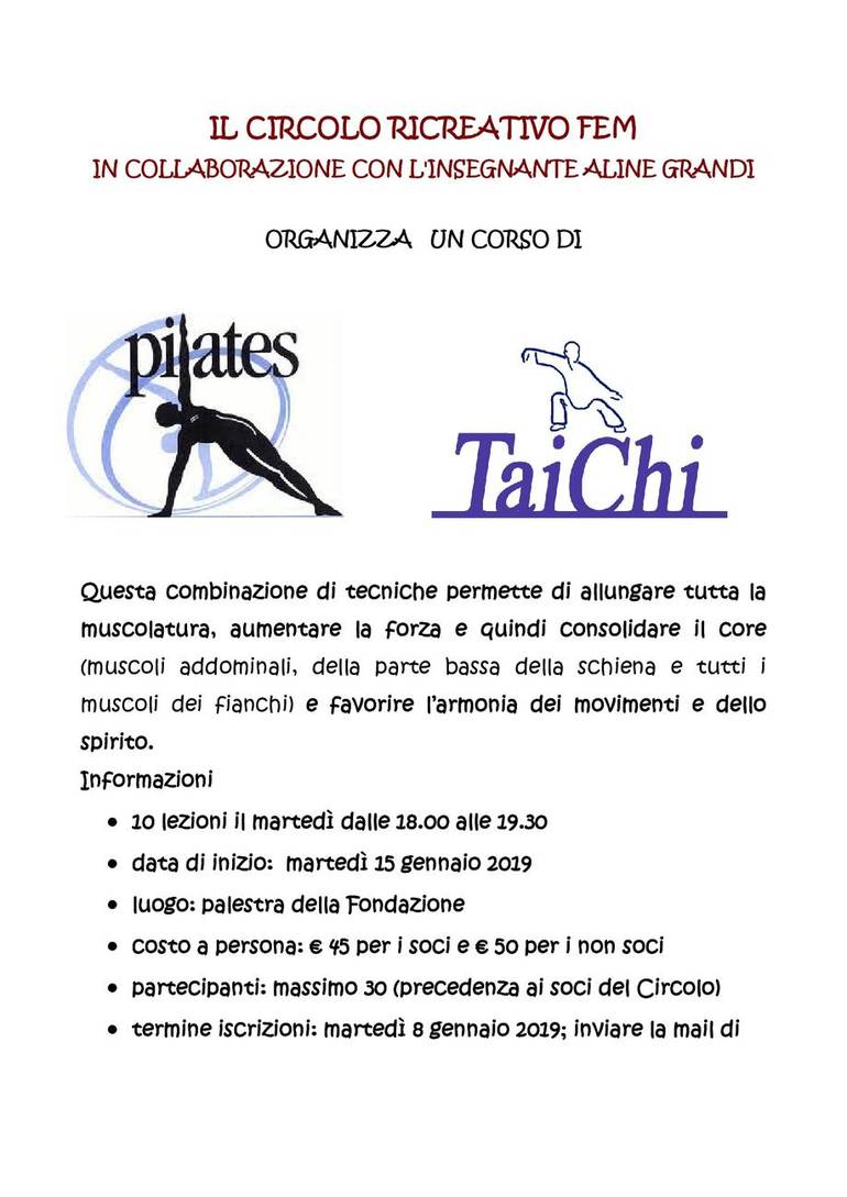Corso di Pilates