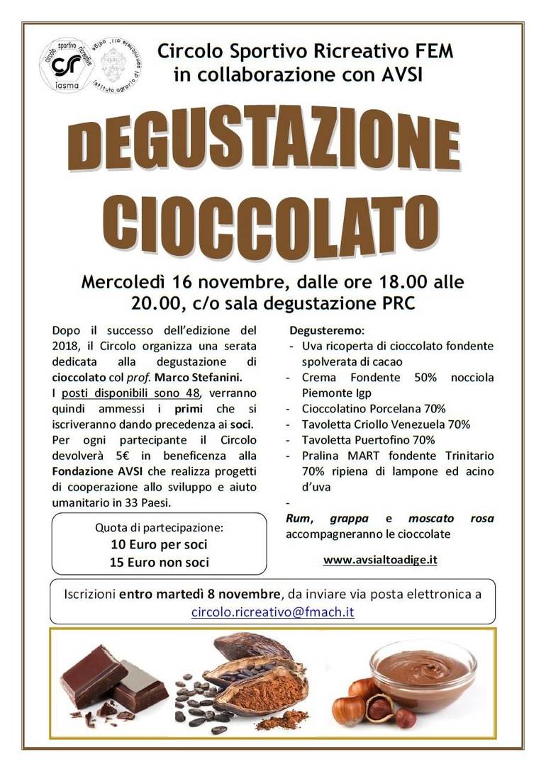 Degustazione di cioccolato