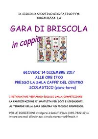 Torneo di briscola a coppie