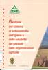 Gestione del sistema di autocontrollo dell'igiene e della salubrità dei prodotti nelle organizzazioni agricole