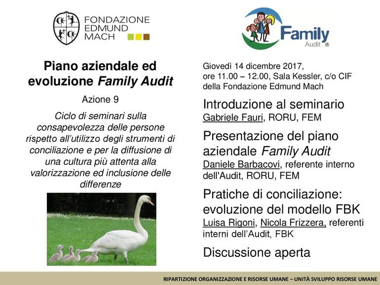Iter del percorso di certificazione in Fondazione