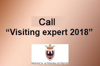 Bando “Visiting expert 2018” per attrarre esperti e studiosi